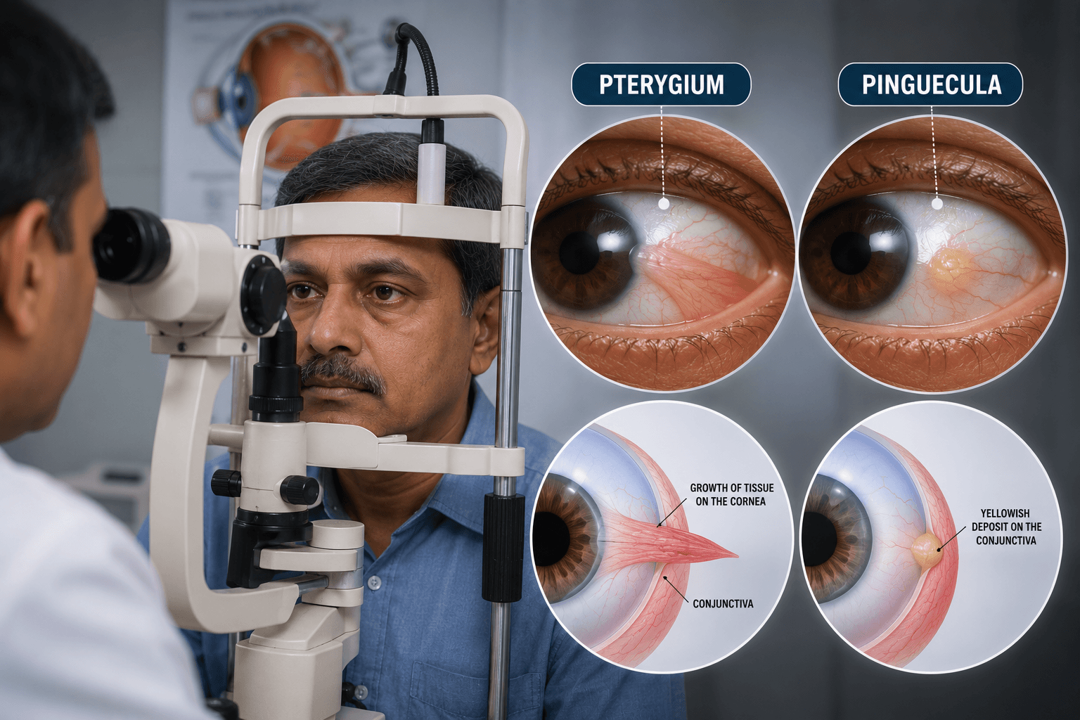 Pterygium vs. Pinguecula: What Is the Difference?