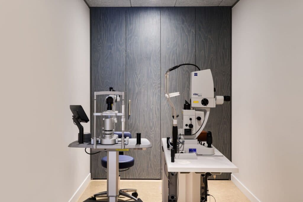 Precision diagnostic technology inside the Clarity Eye Surgeons clinic