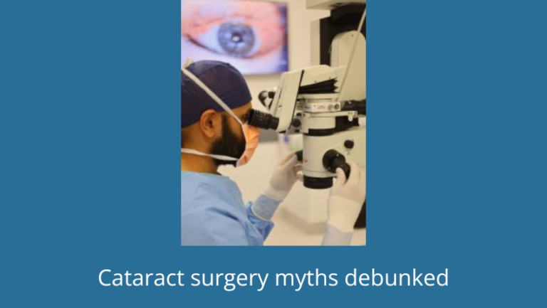 Cataract surgery myths debunked