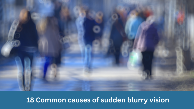 18 Common Causes of Sudden Blurry Vision