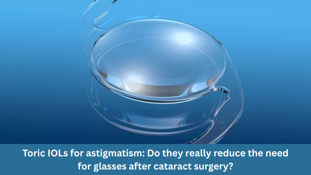 Toric IOLs for astigmatism: Do they really reduce the need for glasses after cataract surgery?